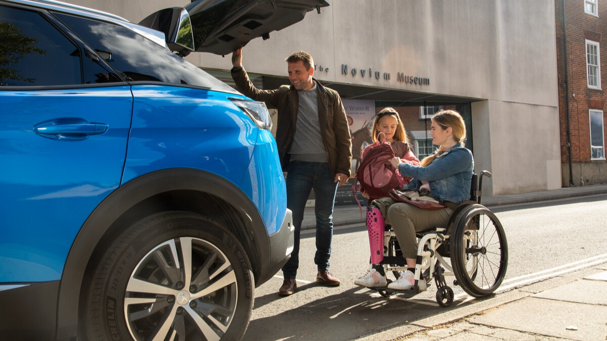Motability Scheme customers using their car cropped